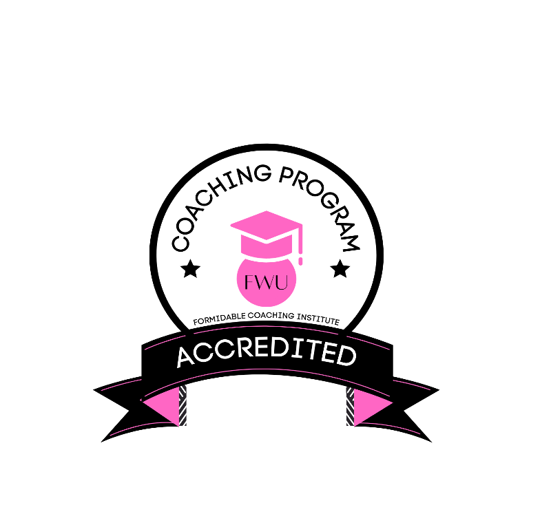 Formidable Coaching Institute accredited badge